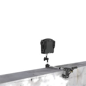 Brinno ACC1000P Industrial Clamp Mounted on Steel Beam for Time Lapse Camera Setup
