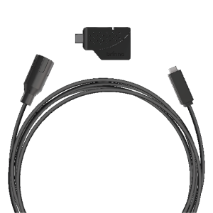 Brinno AFB1000 ruggedized USB-C extender cable with waterproof plug and UV protection