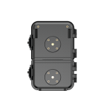 Interior back cover of Brinno ATH5000 weather resistant housing showing dual magnetic contact points