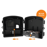 Brinno ATH2000 Power Housing with TLC Camera and AA Batteries Installed