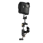 Brinno BCC2000 time lapse camera mounted on pipe using industrial-grade clamp