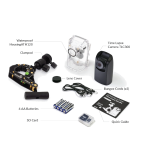 Brinno BCC300 time lapse camera bundle including TLC300, ATH120 waterproof housing, clamp mount, SD card, batteries, and accessories