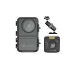 Brinno BCC5000 kit including weatherproof housing, camera body with interval dial, and adjustable mounting arm