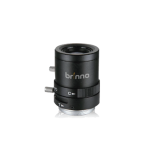 Close-up view of a Brinno camera installed outdoors with BCS 18-55mm interchangeable zoom lens attached