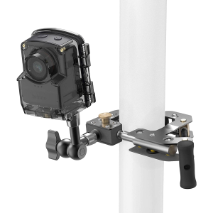 Brinno TLC2020-C time lapse camera placed in green leaves for outdoor use, with waterproof Housing