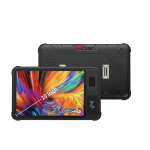 WT860 front and rear view showing 10-inch display, 4G LTE capability, and 64GB internal storage in rugged industrial housing