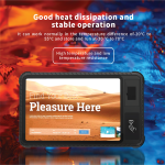 WT860 industrial tablet operating in extreme temperatures from -30°C to 70°C with high thermal resistance and stable performance