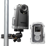 Brinno BCC300 time lapse camera with clear waterproof housing and mounting kit for outdoor projects